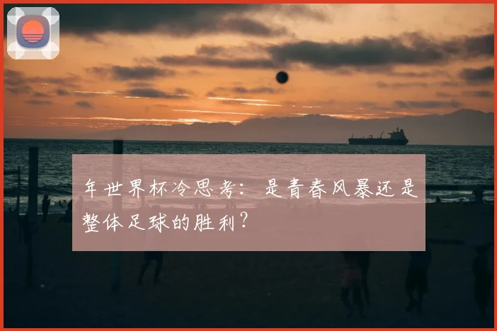 年世界杯冷思考：是青春风暴还是整体足球的胜利？
